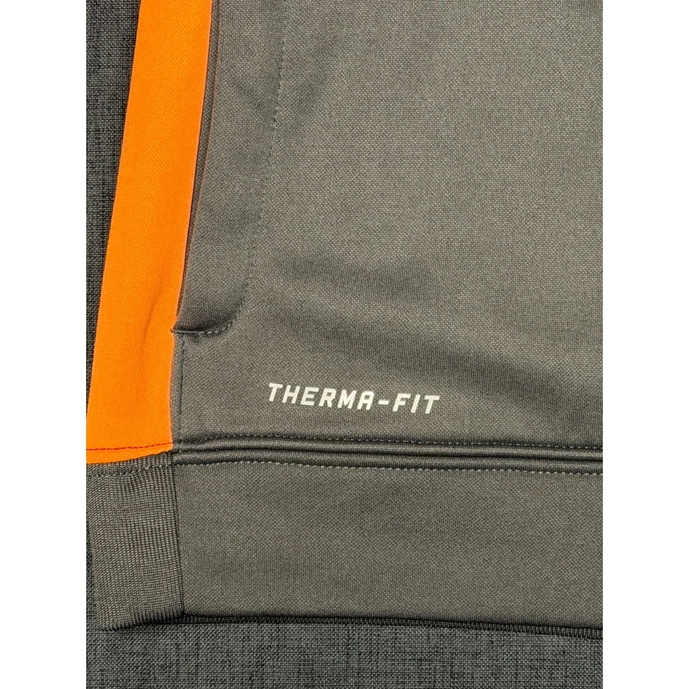 boys Jordan therma fit hoodie size small (6-7 Years) In Gray & Orange - Picture 9 of 16